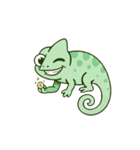 癒しのカメレオン2（個別スタンプ：3）