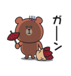 ★秋を感じる♪くまさんのスタンプ★（個別スタンプ：36）