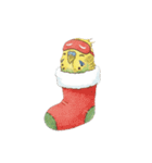 冬のほっこりインコのクリスマススタンプ（個別スタンプ：7）