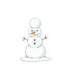 冬のほっこりインコのクリスマススタンプ（個別スタンプ：14）