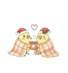 冬のほっこりインコのクリスマススタンプ（個別スタンプ：18）
