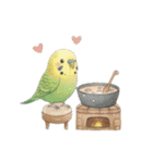 冬のほっこりインコのクリスマススタンプ（個別スタンプ：24）