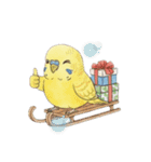 冬のほっこりインコのクリスマススタンプ（個別スタンプ：26）