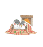 冬のほっこりインコのクリスマススタンプ（個別スタンプ：29）