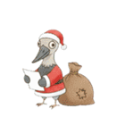 冬のほっこりインコのクリスマススタンプ（個別スタンプ：32）