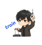 男の子色んな表情スタンプ③（個別スタンプ：2）