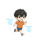 男の子色んな表情スタンプ③（個別スタンプ：8）