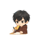 男の子色んな表情スタンプ③（個別スタンプ：14）