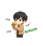 男の子色んな表情スタンプ③（個別スタンプ：15）