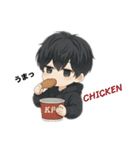 男の子色んな表情スタンプ③（個別スタンプ：26）