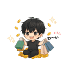男の子色んな表情スタンプ③（個別スタンプ：30）
