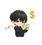 男の子色んな表情スタンプ③（個別スタンプ：32）