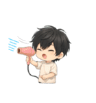 男の子色んな表情スタンプ③（個別スタンプ：35）