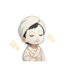 男の子色んな表情スタンプ③（個別スタンプ：37）