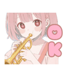 音楽好きの女の子♡（個別スタンプ：16）