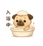パクっとパグちゃん（個別スタンプ：12）