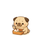 パクっとパグちゃん（個別スタンプ：25）