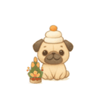 パクっとパグちゃん（個別スタンプ：31）