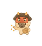 パクっとパグちゃん（個別スタンプ：33）