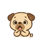 パクっとパグちゃん（個別スタンプ：35）