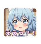 オフの日寝癖ありさスタンプ（個別スタンプ：7）