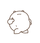 デブくま（おデブの本音）（個別スタンプ：2）