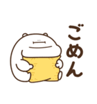 デブくま（おデブの本音）（個別スタンプ：25）