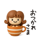 カーリーgirl 2【3D】（個別スタンプ：25）