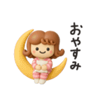 カーリーgirl 2【3D】（個別スタンプ：36）