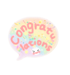 Smile！ ゆるかわ☆吹き出しメッセージ（個別スタンプ：31）