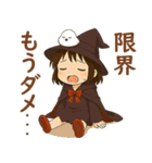 女の子と小鳥 可愛らしくハロウィン（個別スタンプ：21）