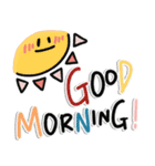 気楽に使える＊手描きの家族連絡スタンプ！（個別スタンプ：1）