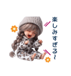 (再販)カップルで使える❤️常に叫ぶ女の子（個別スタンプ：8）