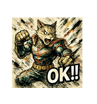 SMASH！！ヒーローキャッツ！！（個別スタンプ：4）