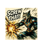 SMASH！！ヒーローキャッツ！！（個別スタンプ：7）