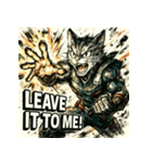 SMASH！！ヒーローキャッツ！！（個別スタンプ：24）