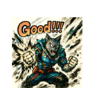 SMASH！！ヒーローキャッツ！！（個別スタンプ：35）