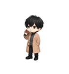 男の子色んな表情スタンプ4（個別スタンプ：3）