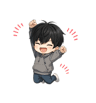 男の子色んな表情スタンプ4（個別スタンプ：7）