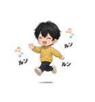 男の子色んな表情スタンプ4（個別スタンプ：8）