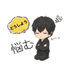 男の子色んな表情スタンプ4（個別スタンプ：10）