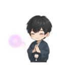 男の子色んな表情スタンプ4（個別スタンプ：18）
