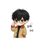 男の子色んな表情スタンプ4（個別スタンプ：24）