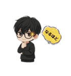 男の子色んな表情スタンプ4（個別スタンプ：25）