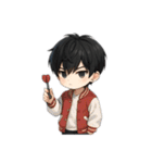 男の子色んな表情スタンプ4（個別スタンプ：37）