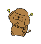 かわいい トイプーさん（個別スタンプ：15）
