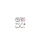 ちっちゃすぎる♡1年中使えるおもちの日常（個別スタンプ：1）