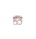 ちっちゃすぎる♡1年中使えるおもちの日常（個別スタンプ：7）