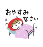 赤ずきん♡秋冬ミルクティー（個別スタンプ：20）