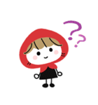 赤ずきん♡秋冬ミルクティー（個別スタンプ：31）